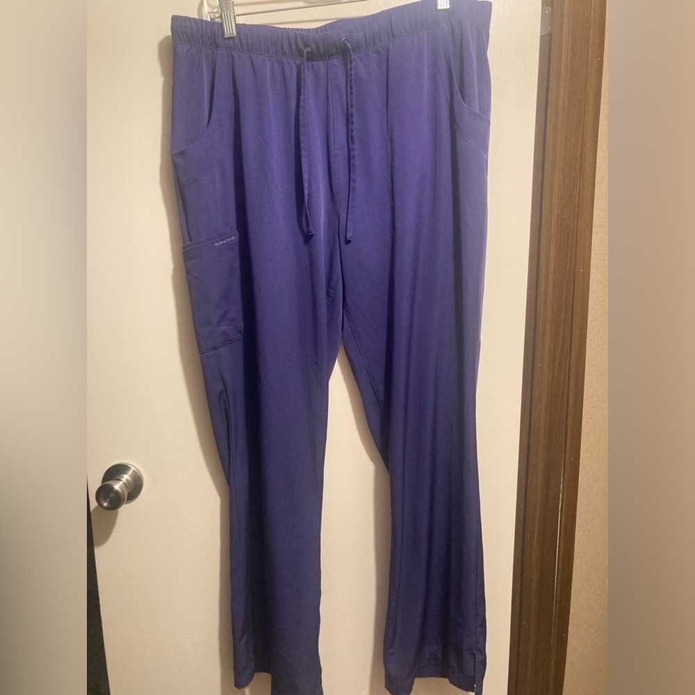 Healing Hands Purple Scrub pants